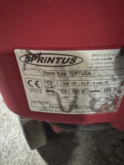 Masina de spalat pardoseala Sprintus Tortuga