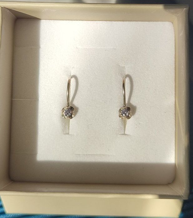 Детские серьги серебро 925 пробы