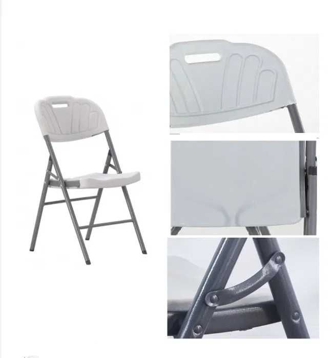 Стол, Сгъваем, метална основа, 2 цвята