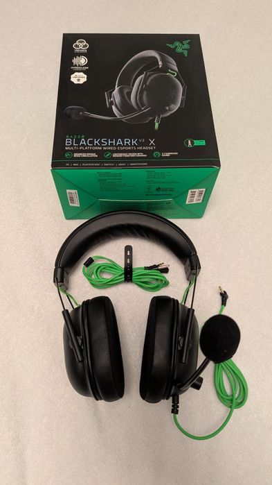 Casti Razer Blackshark V2 X impecabile in garanție