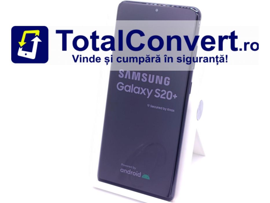 Samsung S20 Plus 4G 128GB Cosmic Black 8GB, Garantie 24 luni | #D91073