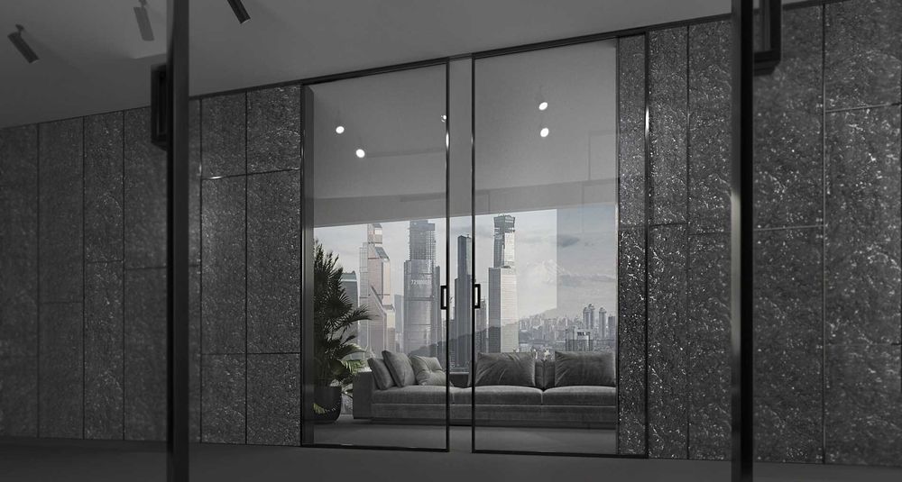 Лофт перегородки. Раздвижные, Гармошки, Распашные, Стеклянные двери