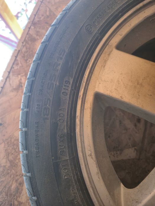 5 jante originale chevrolet aveo, prindere 4x100, R15