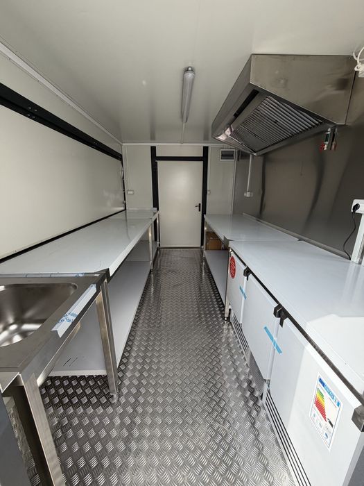 Rulota Comerciala 4m Echipata Fast Food, Cafenea, Shaorma, Burger