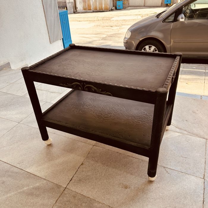 Винтидж сервираща маса на колелца – Art Deco, 30–40-те години