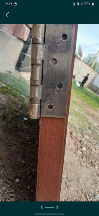 Двери коричневый