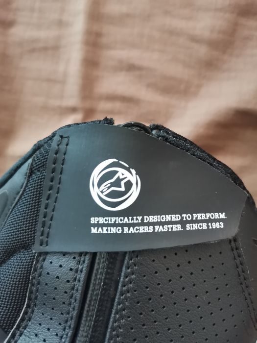 Кожени боти за мотор Alpinestars SMX-1 R V2 Vented