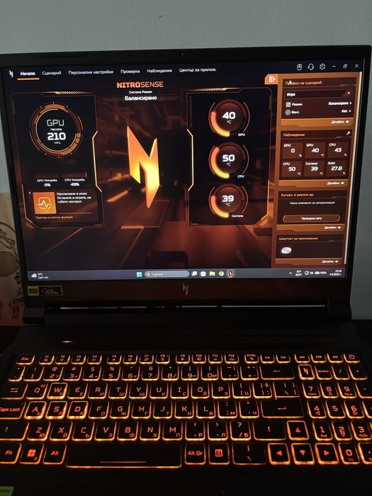 Acer Nitro V-16 gaming laptop без забележка