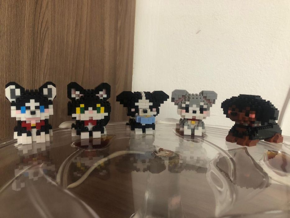 Фигурки питомцев из мини-конструктора (аналог LEGO)