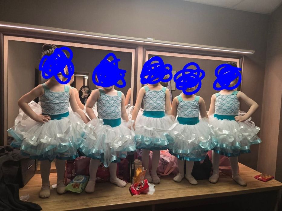 Рокля тюркоаз, момиче 3-4г.