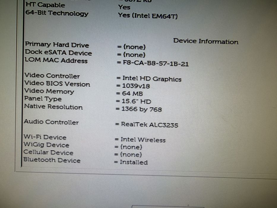 Vand  Dell E5550 stare buna