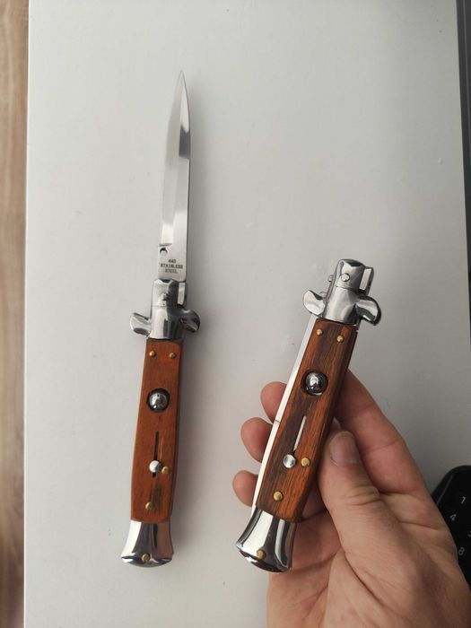 Briceag cu buton 24cm , cutit vanatoare , briceag pescuit