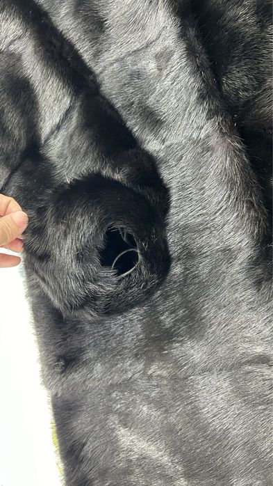 Шуба черный бриллиант