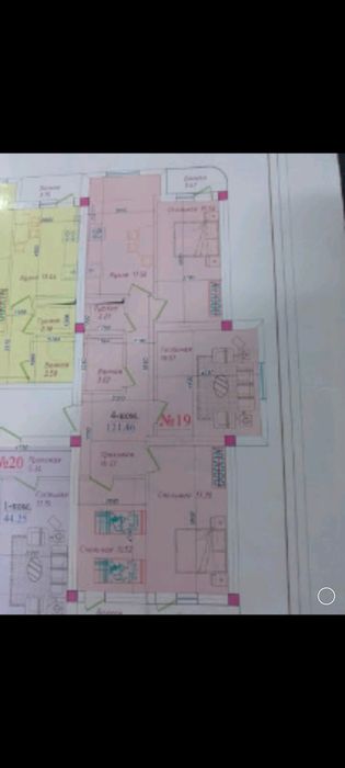 Квартира 4- хоналик 2- этажда жойлашган