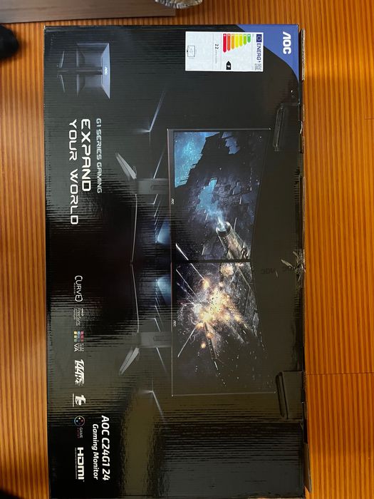 Монитор Геймърски AOC C24G124