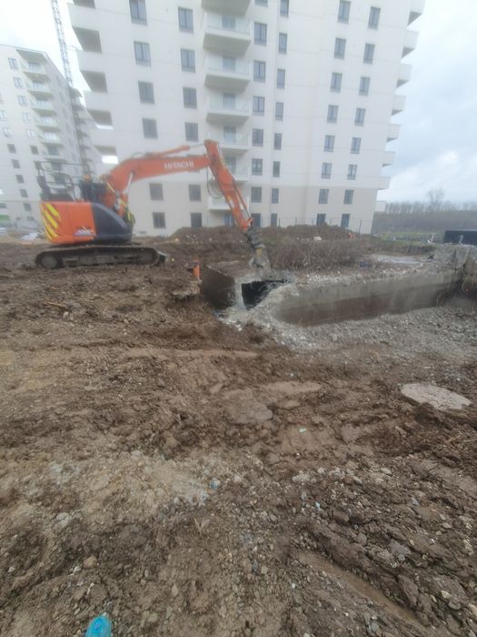 Excavator Picon Foarfeca Pulverizator Demolari Demolare Săpături Excavatii Beton Concasat Chisai evacuare moloz betoane pamant