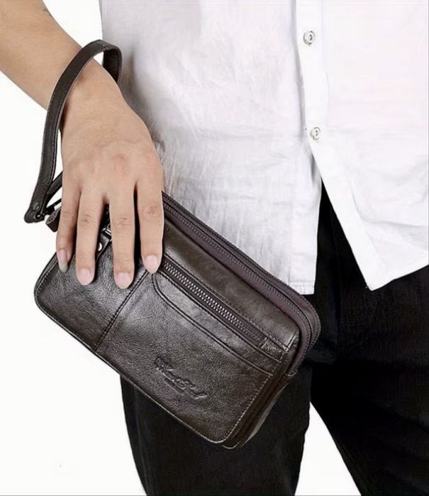 Мъжки универсални и елегантни, компактни ръчни чантички тип Борсета!