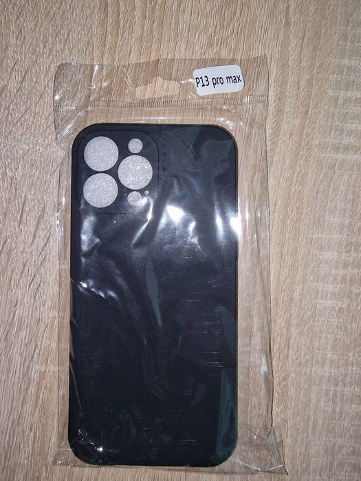 Husă Silicon Microfibra iPhone 13 Pro Max, culoare Negru