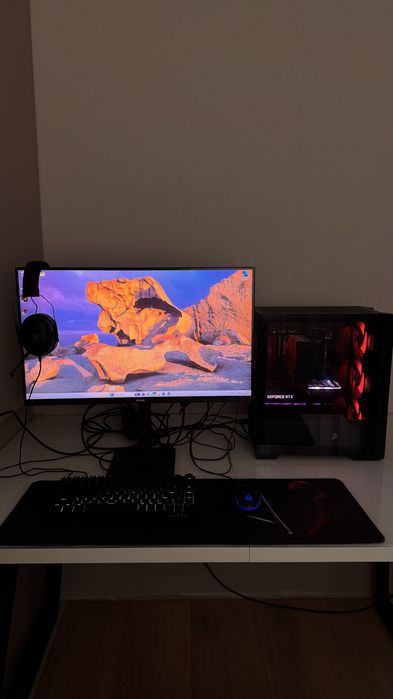 Продам игровой компьютер все в сборе rtx3060ti, 280Hz, ruzen 7 5700x