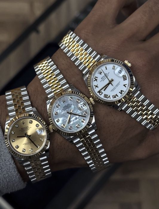 Rolex Date-Just 31 Diamond Champagne Dial