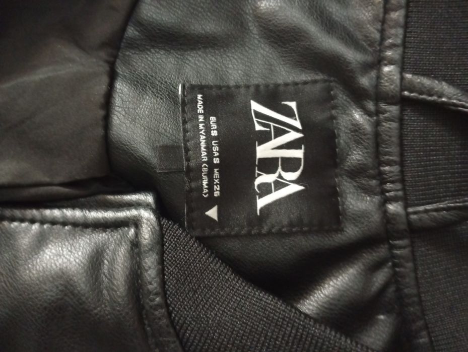 Куртка кожанка Zara, S