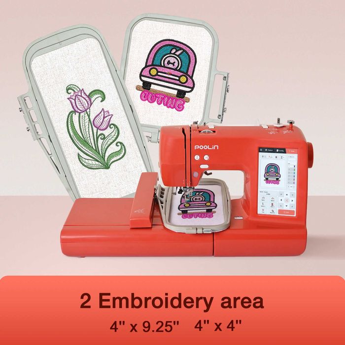 НОВА Бродировъчна Машина POOLIN 100x235 мм, Машина Дигитално Бродиране