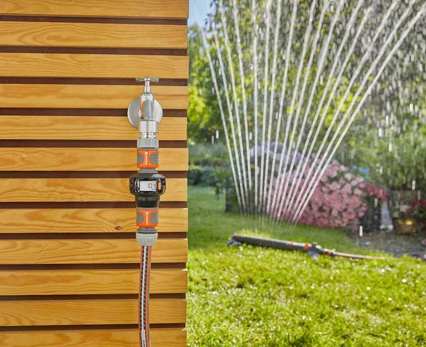 Чисто нов Електронен водомер GARDENA AquaCount - Смарт контрол на поливането
