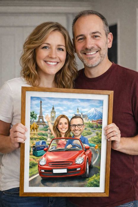 Персонализиран подарък Карикатура / Шарж по снимка Оригинален подарък