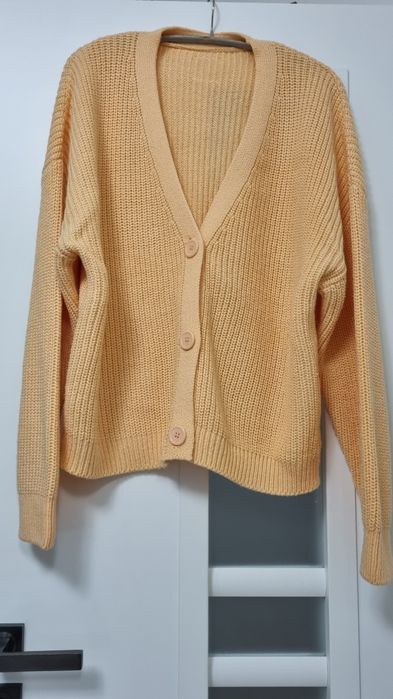 Pulover jacheta orange 44