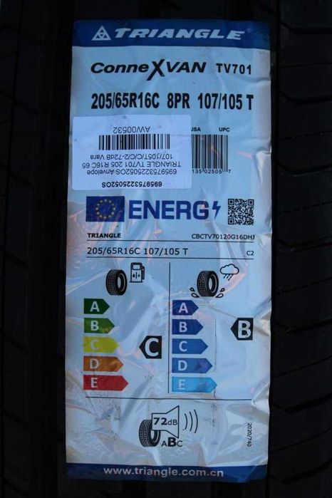 Anvelope vara noi 205/65R16C Triangle