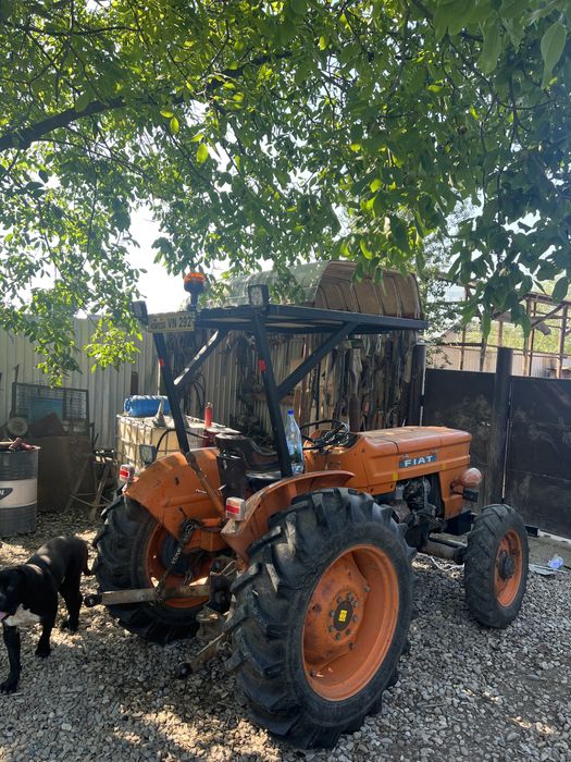 Fiat 450 DT 4x4 , plug 4 cormane si prasitoare romaneasca