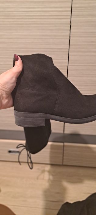 Велурени ботуши тип чизми