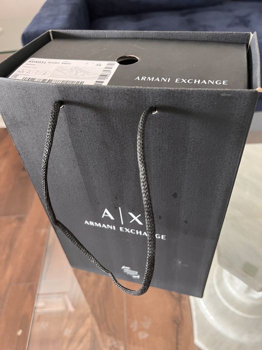 Adidasi Armani Exchange roz cu alb