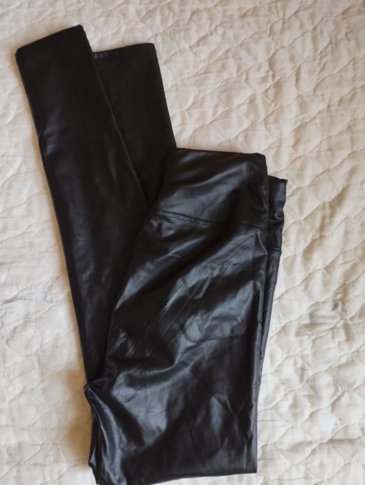 Легинсы, женские,кожаные