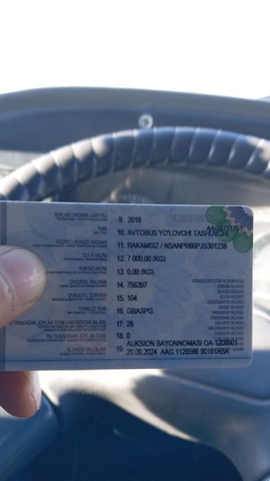 2018 yil ремонт булган расход йук метан