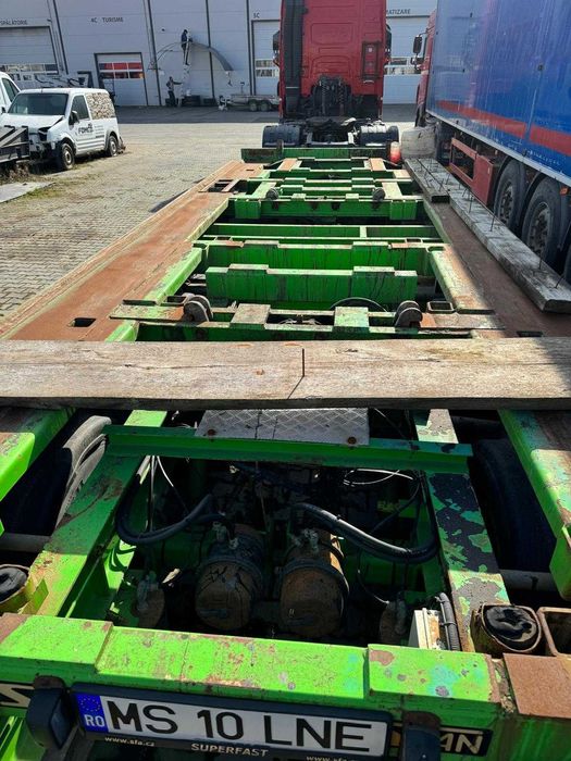REMORCĂ ABROLL 3 AXE – SKIP container – AN 2007