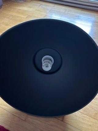 Vand lampa tavan cul.neagra