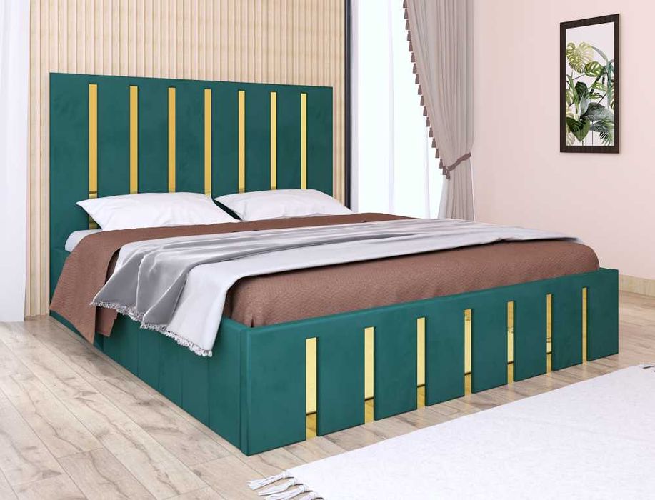 Paturi Tapitate Gri Bej Alb Negru Verde Maro Turcoaz B8