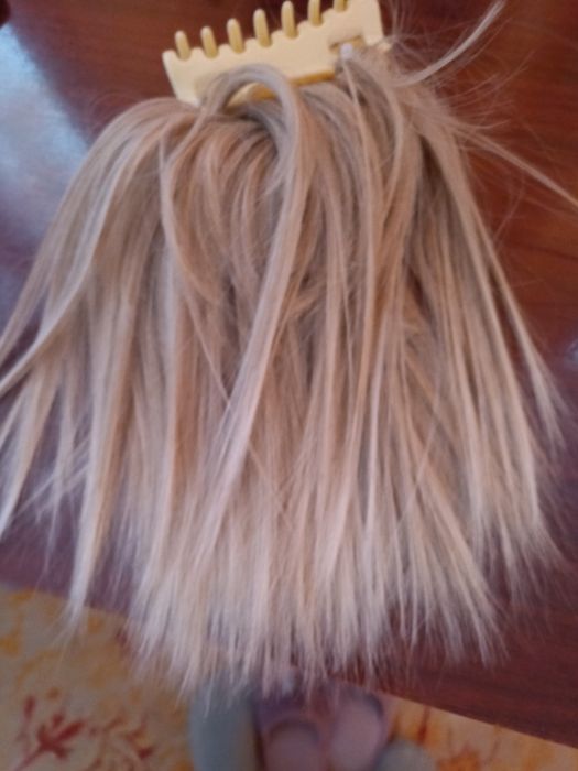 Краб для волос русового  цвета