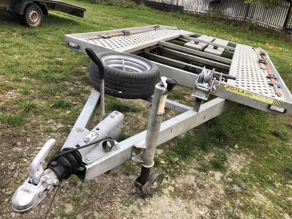 Inchiriat remorci trailer o axa sau 2 axe 5 m noi