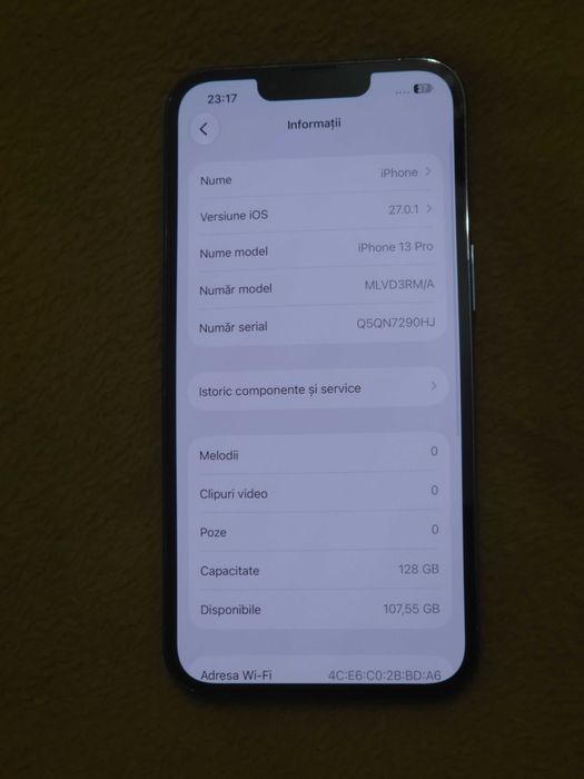iPhone 13 Pro 128GB Blue bateria 89%