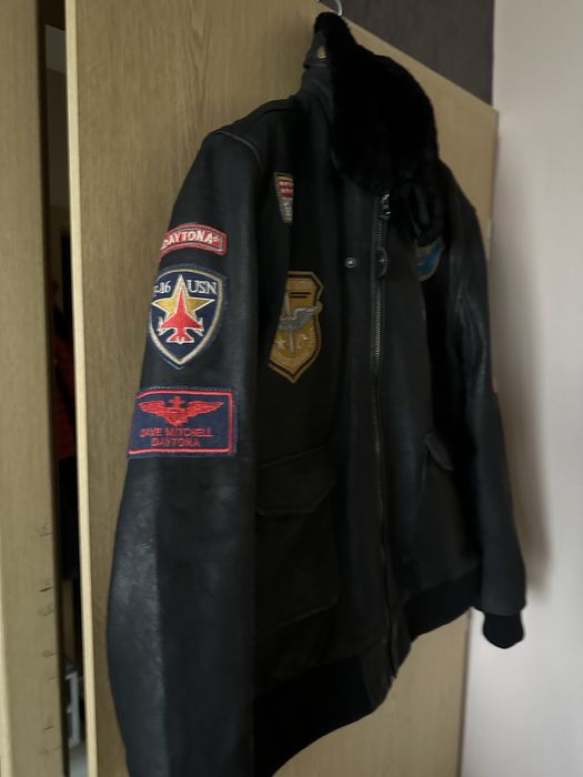 Кожено яке TOP GUN