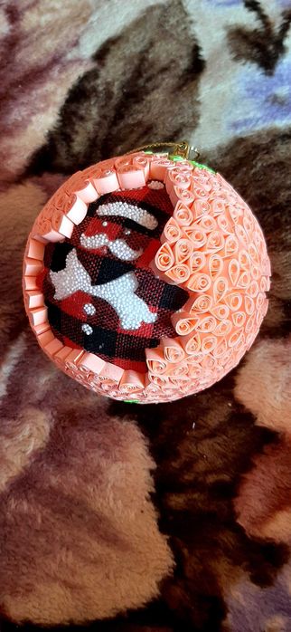 Glob pentru brad din quilling