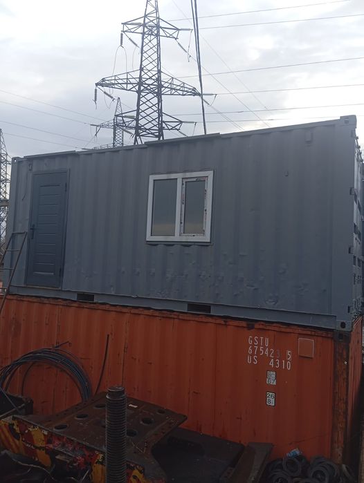 Жилой контейнер утепленный обшитый