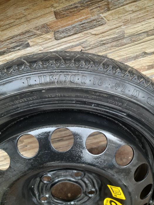Roată rezervă slim opel R16