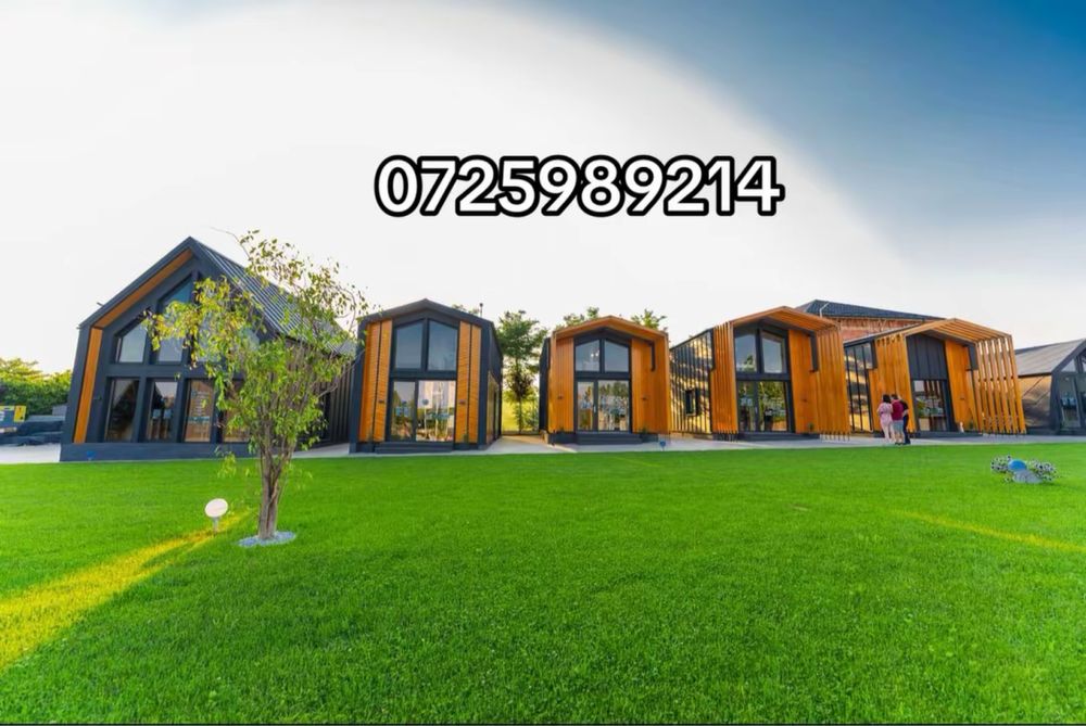 Tiny house si birouri moderne case de vacante A frame hale containere