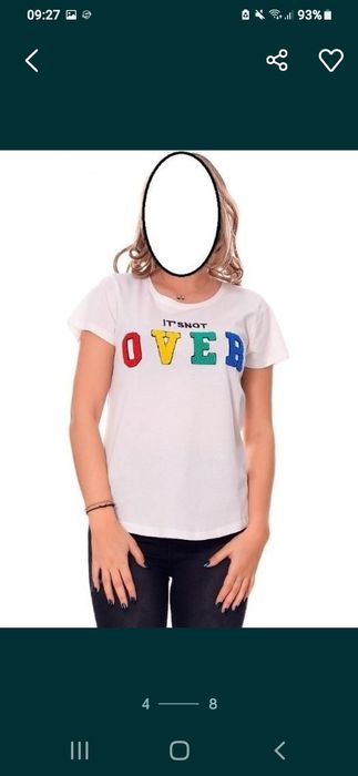 Tricouri dama, noi lot 4 bucati