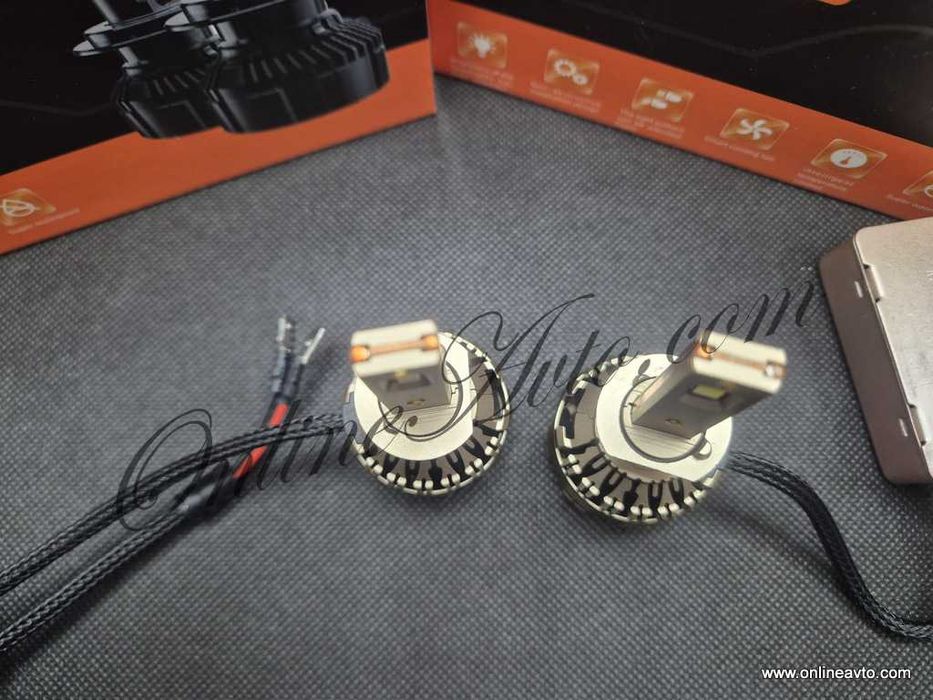 H1 Диодни крушки с подобрен фокус, LED крушки за автомобил 130W
