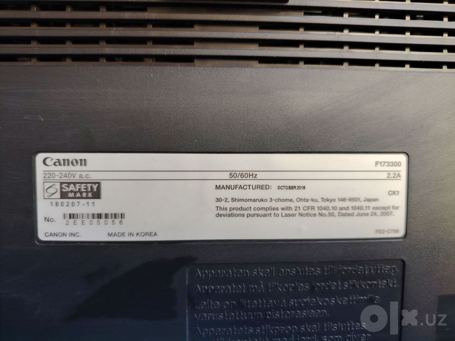Canon imageCLASS Lazerli Printer (MFP 3-in-1) — Ideal holatda!