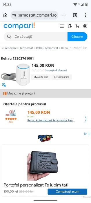 Actuator rehau noi
